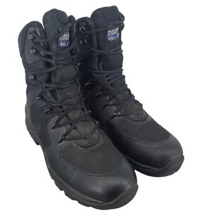Rocky Blue Mens RKD0052 8 Duty Black Vibram Sole Boots Size 12M